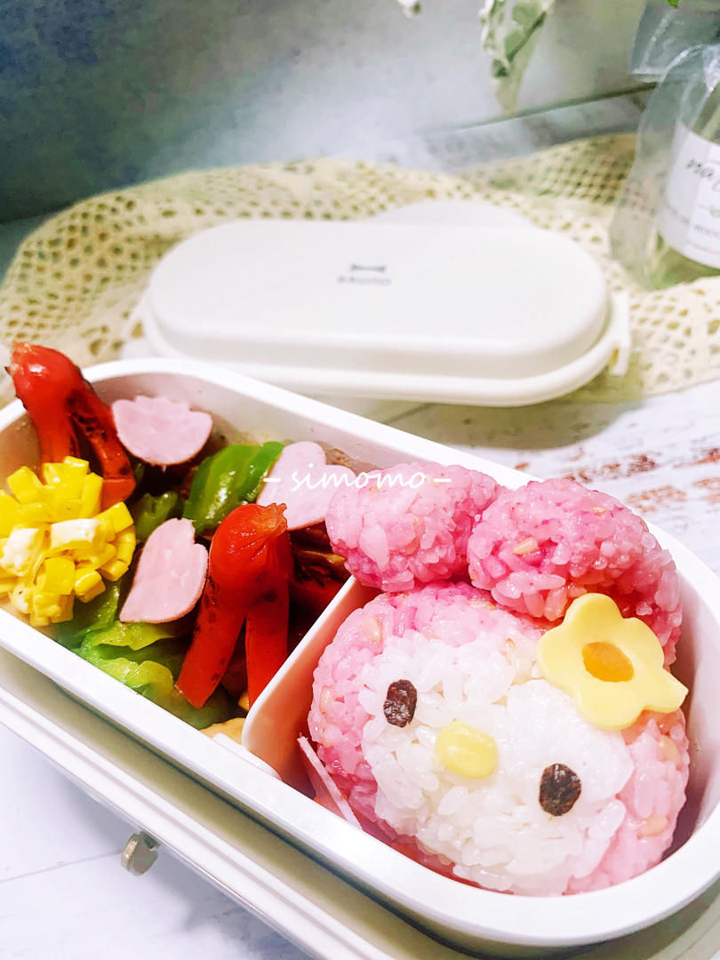 粉嫩嫩的美乐蒂便当