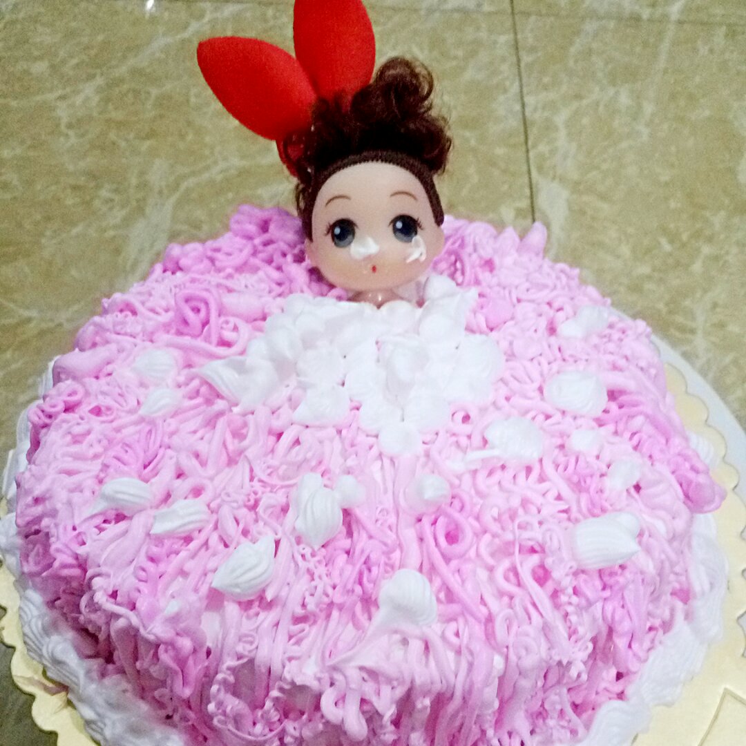 奶油芭比蛋糕