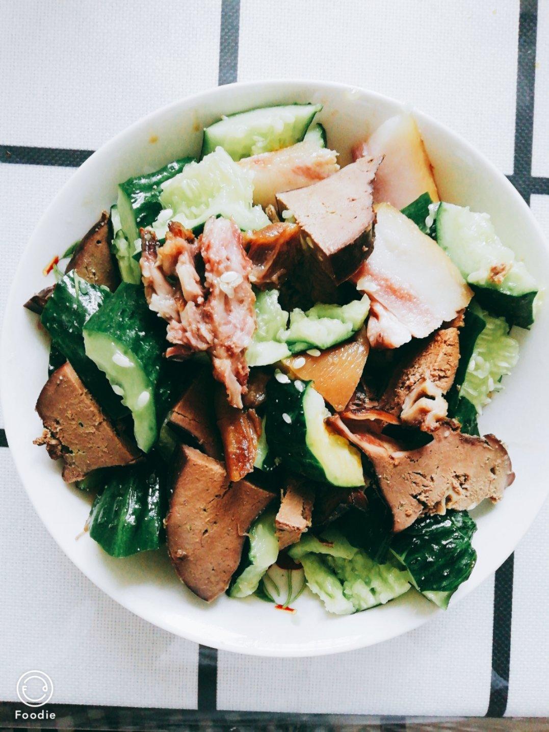 凉拌黄瓜猪头肉