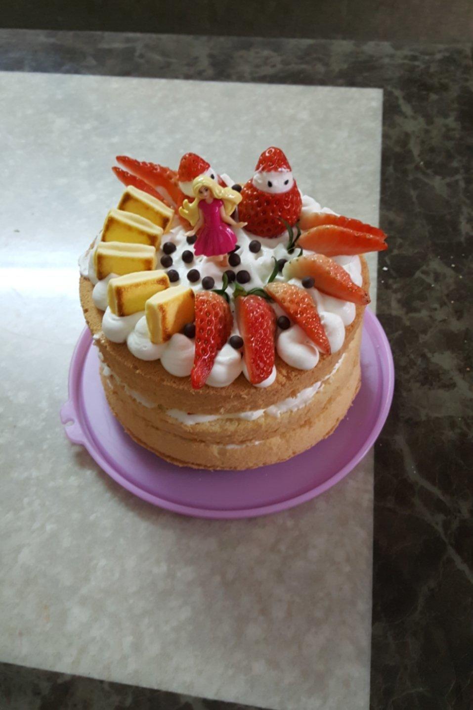 颜值爆表的「水果裸蛋糕」装饰