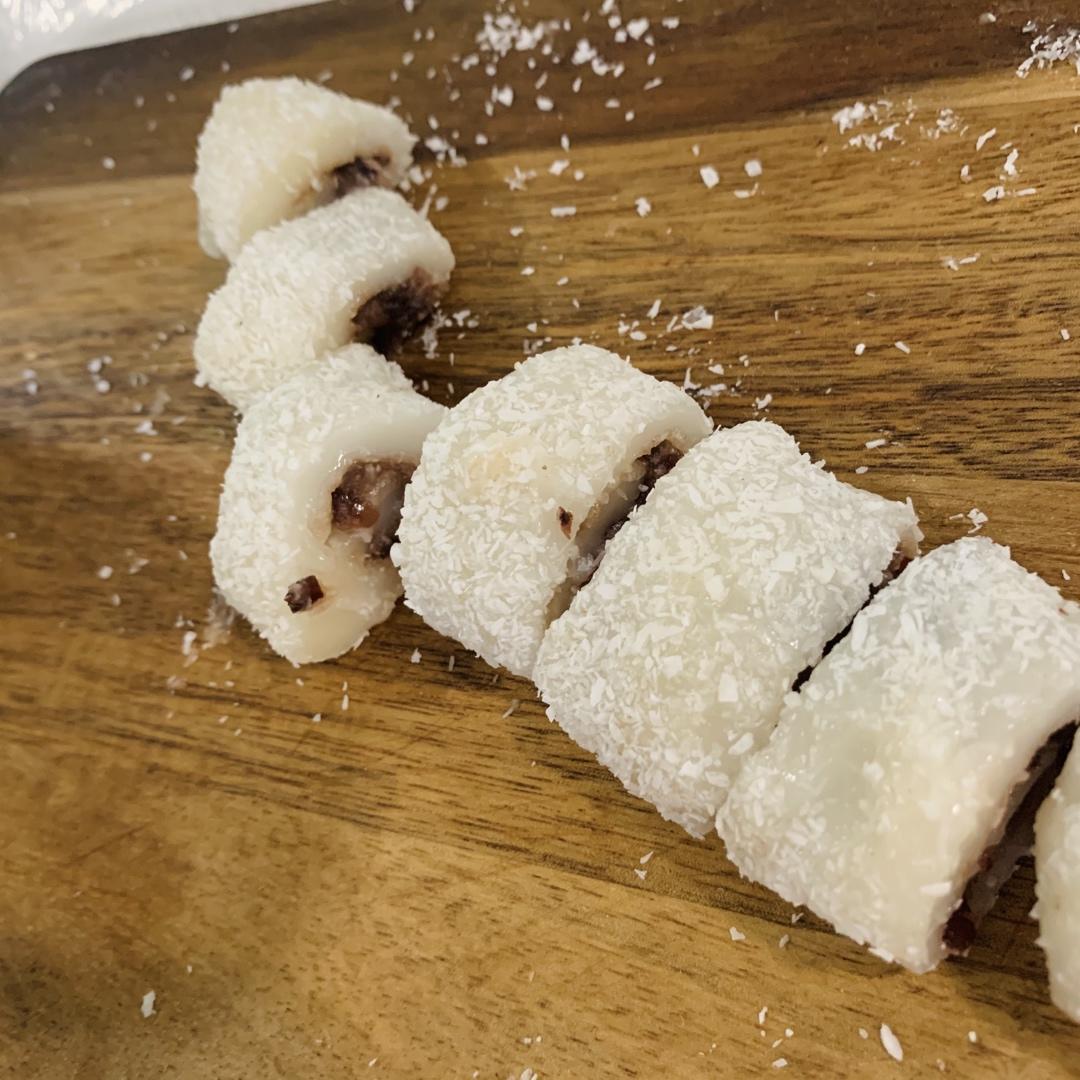 糯米豆沙卷