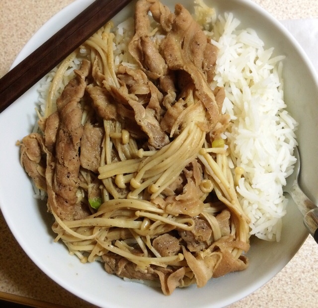 羊肉金针菇