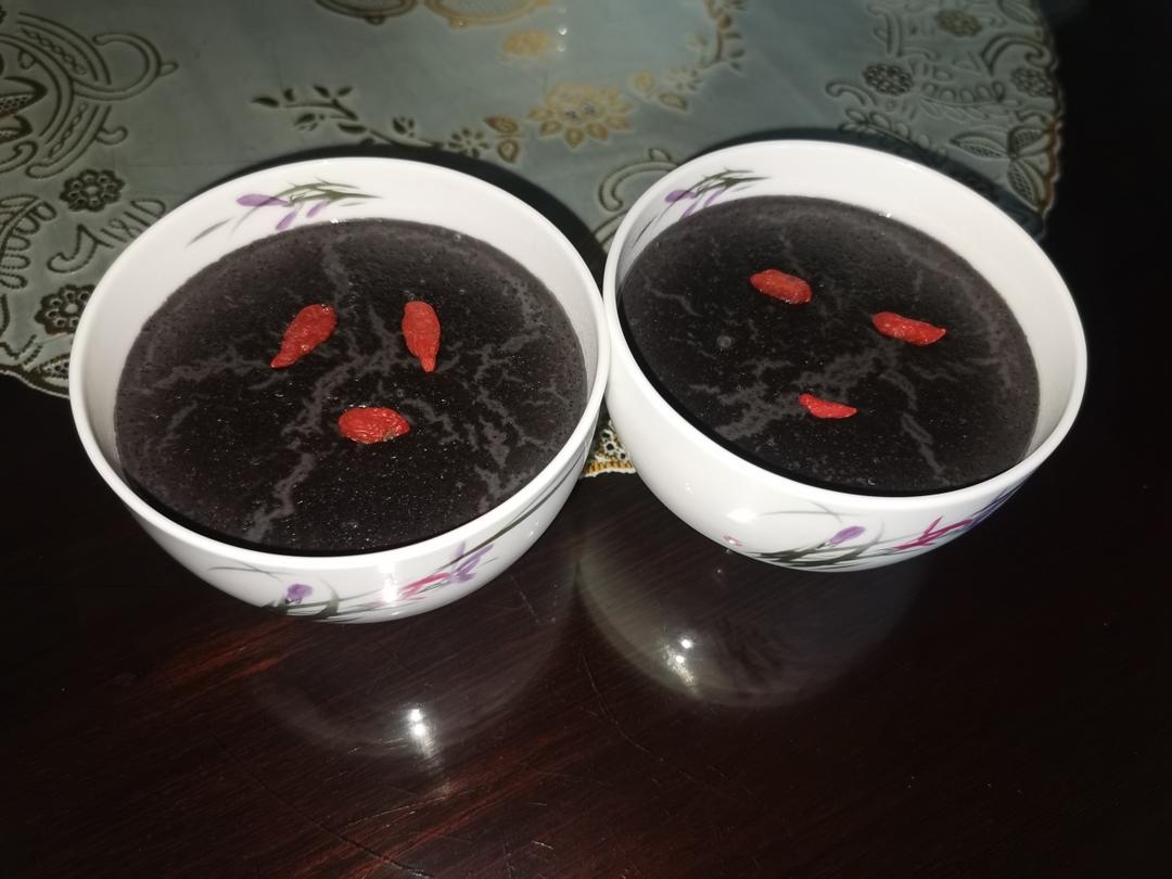 丝滑如绸无糖黑芝麻糊