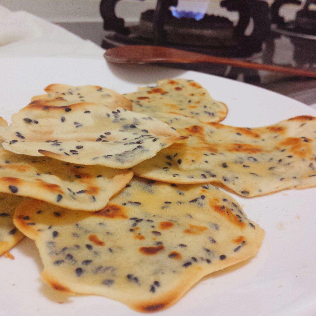 平底锅脆皮蛋卷