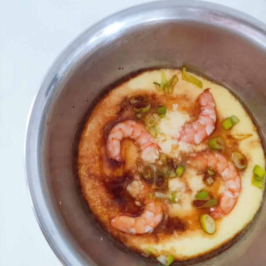 虾仁鸡蛋羹❗️ 超嫩滑鲜美