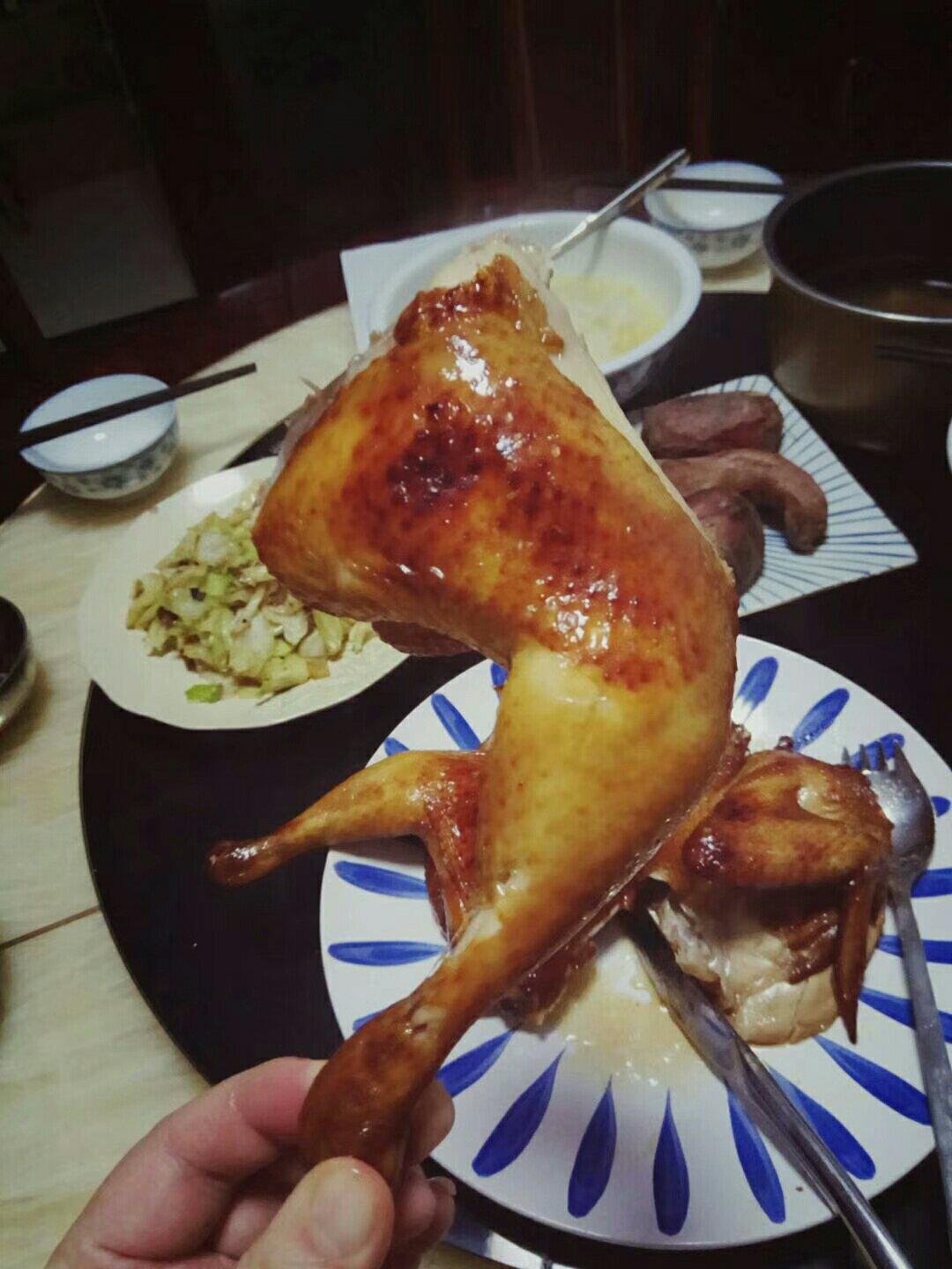 袋袋烤鸡--自制腌料+脆皮秘籍