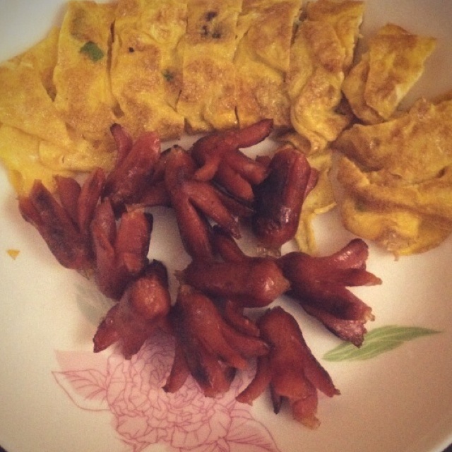 视频菜谱：厚蛋烧和章鱼香肠