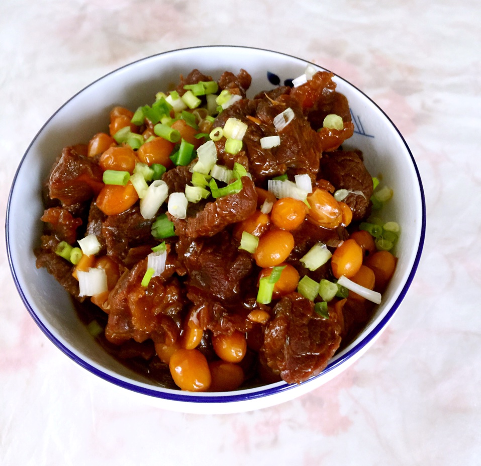 黄豆烧牛腱