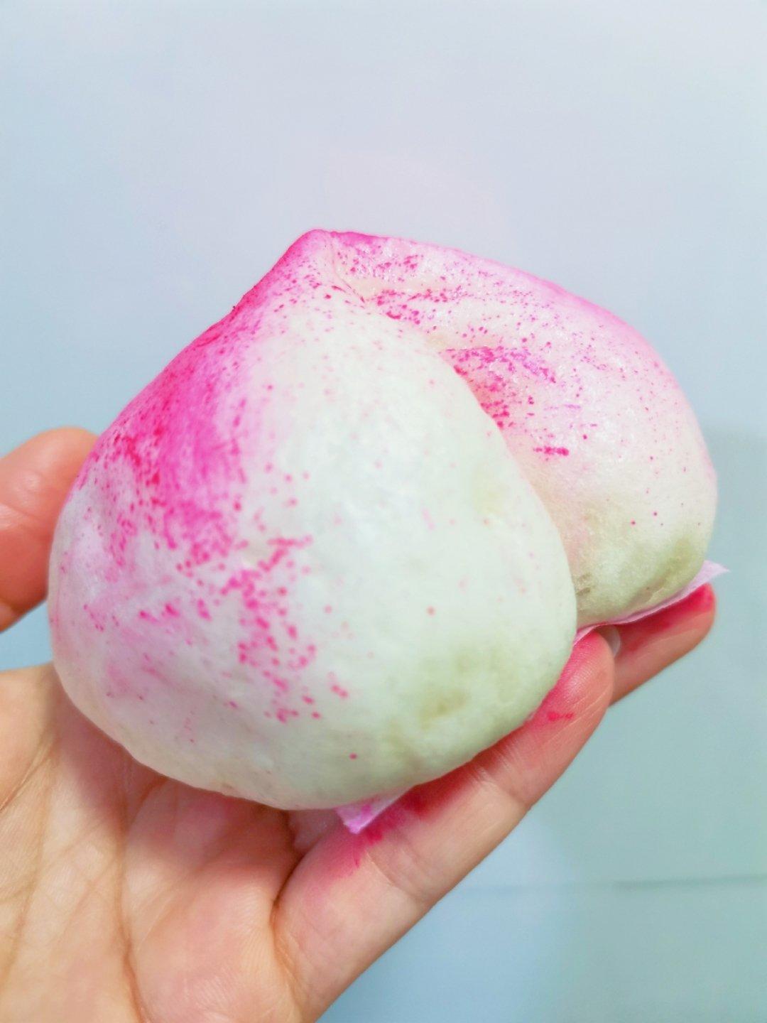 寿桃馒头（水蜜桃馒头）
