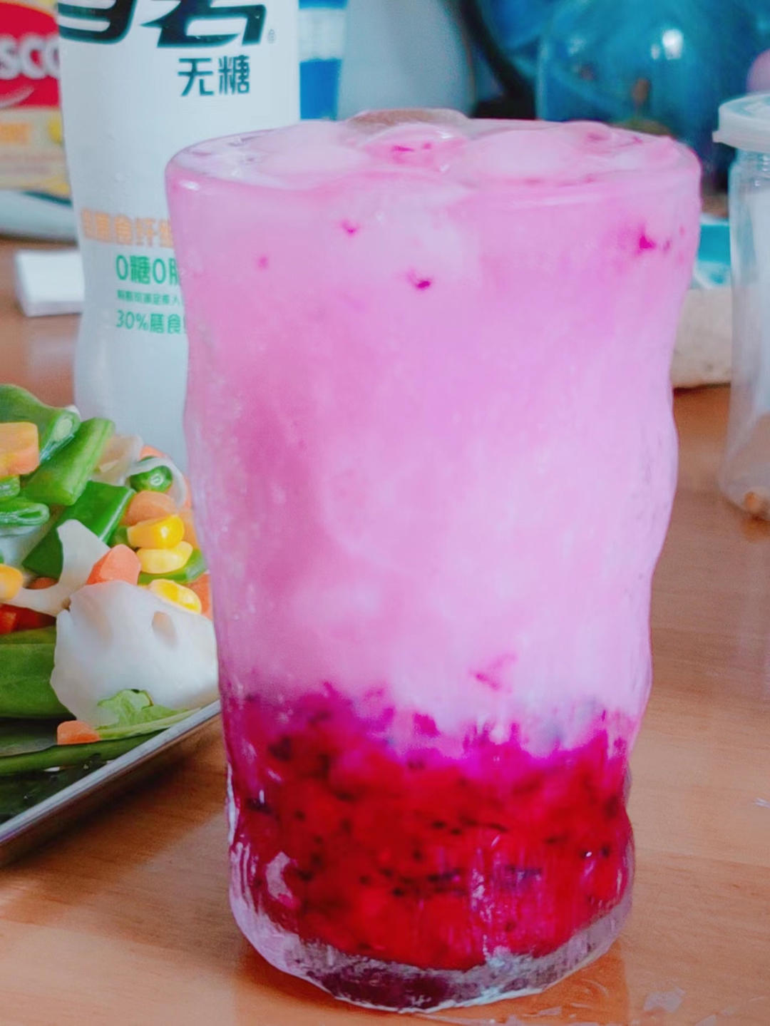 火龙果气泡养乐多