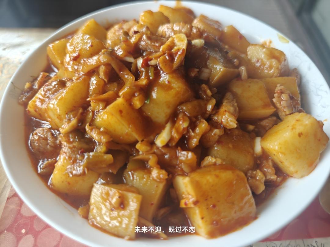 湖南口味红烧米豆腐