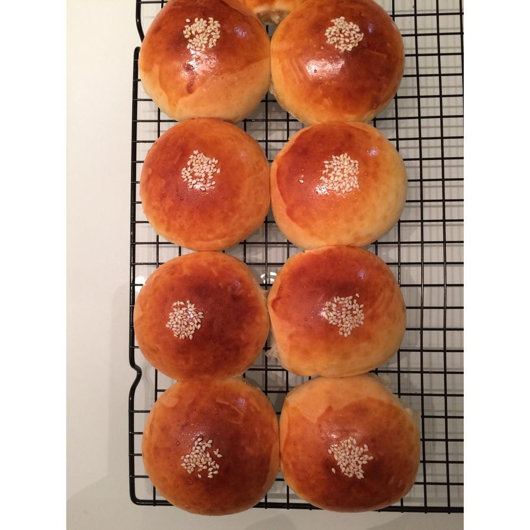 温柔的“中种奶油红豆面包”