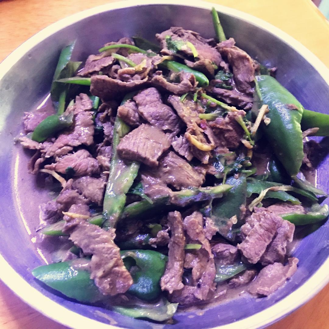 青椒炒牛肉
