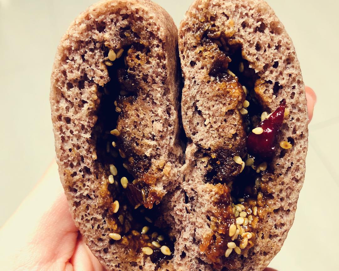 全麦夹馅儿馒头（减脂好伙伴）