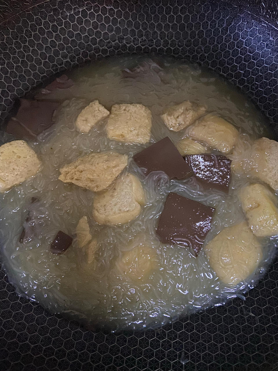 快手鸭血粉丝汤