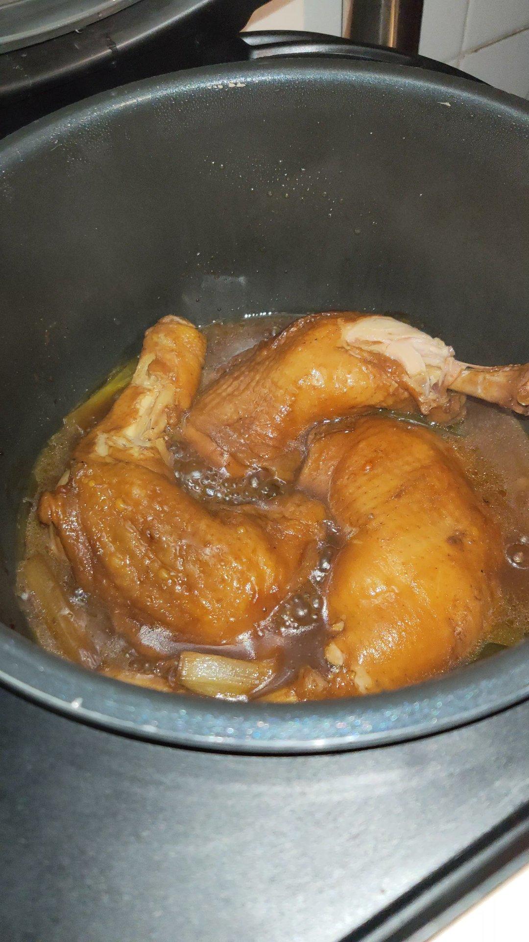 梦回盛世做的电饭锅酱焖大鸡腿