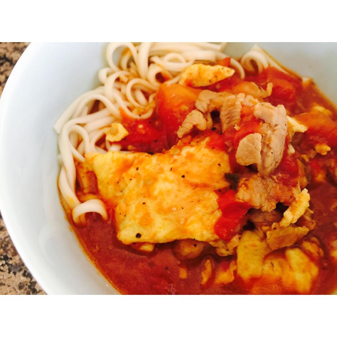 (外婆真传)西红柿打卤面