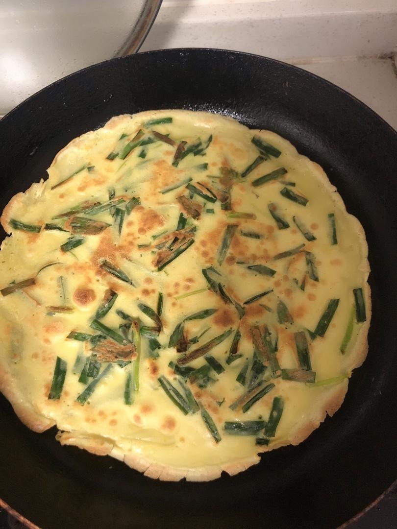 韭菜鸡蛋饼