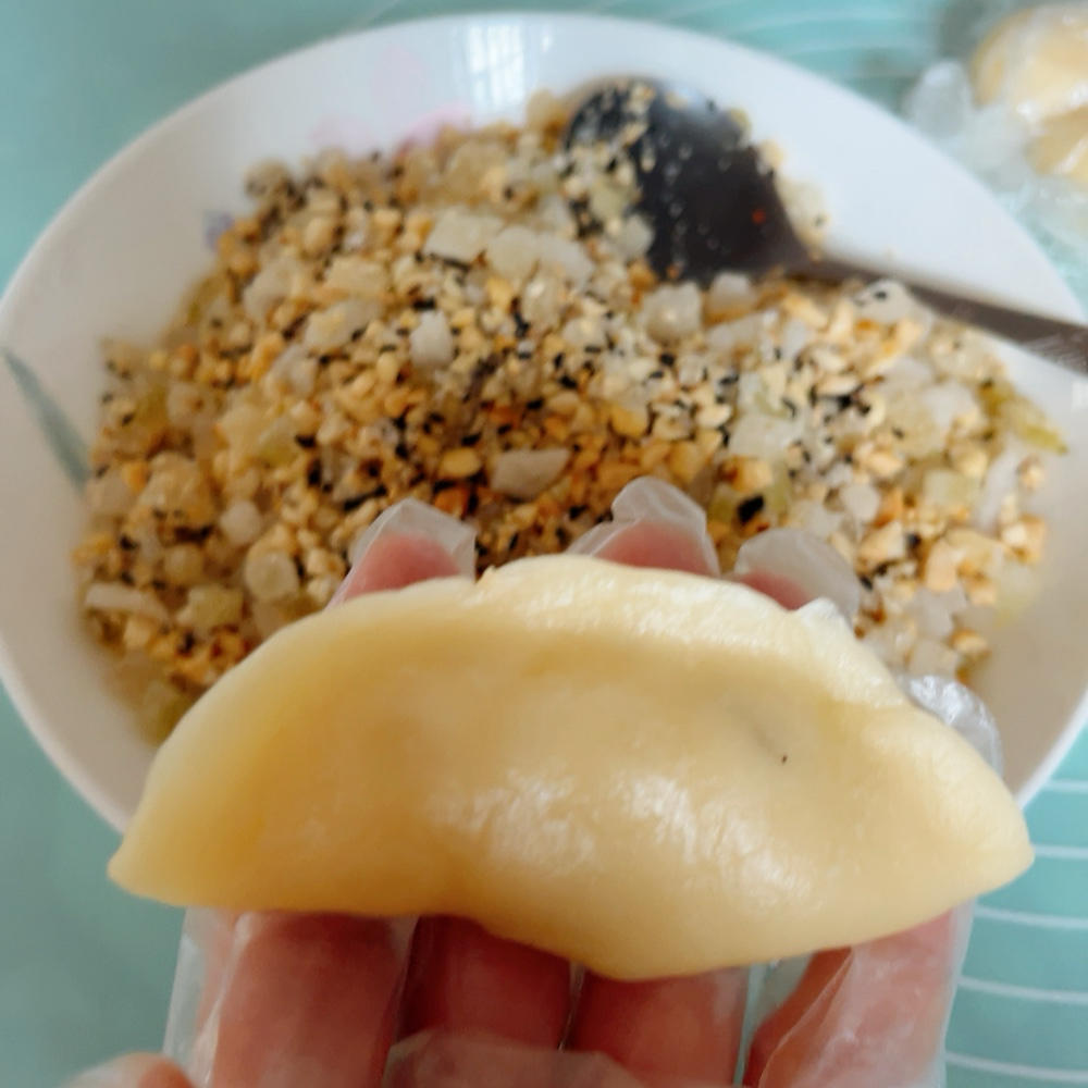 中秋美食～千层酥饺🥟的做法 步骤17