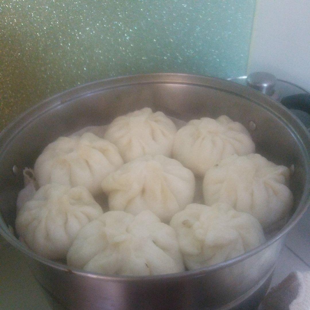 油菜香菇菜包