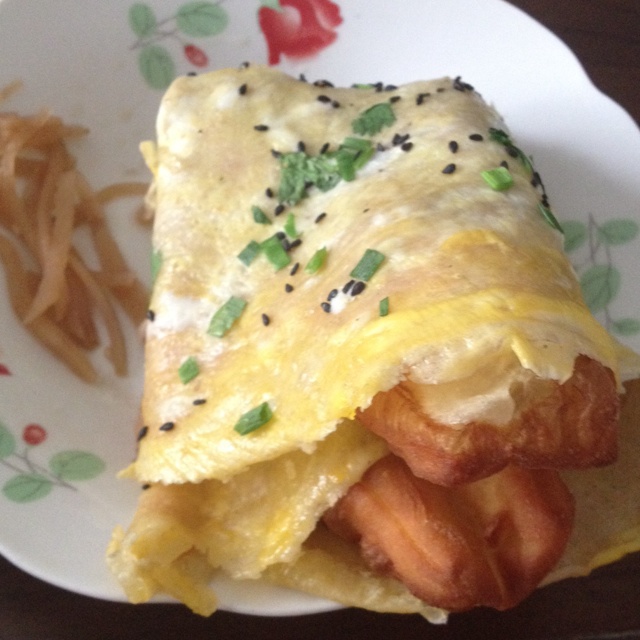 杂粮鸡蛋煎饼