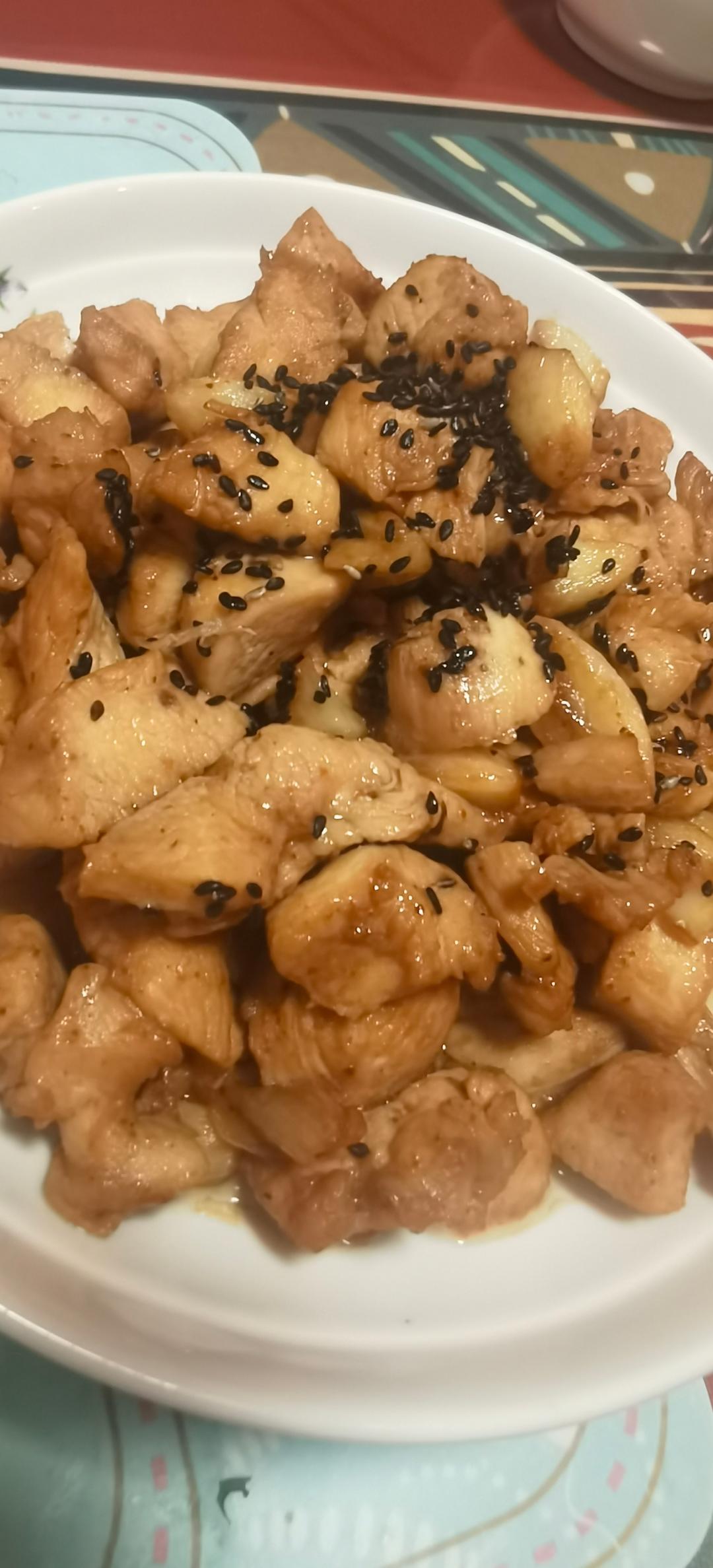孜然蒜香鸡胸肉