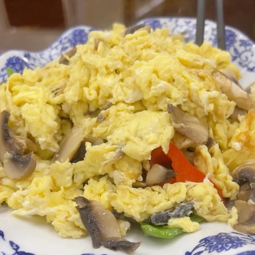 香菇炒蛋