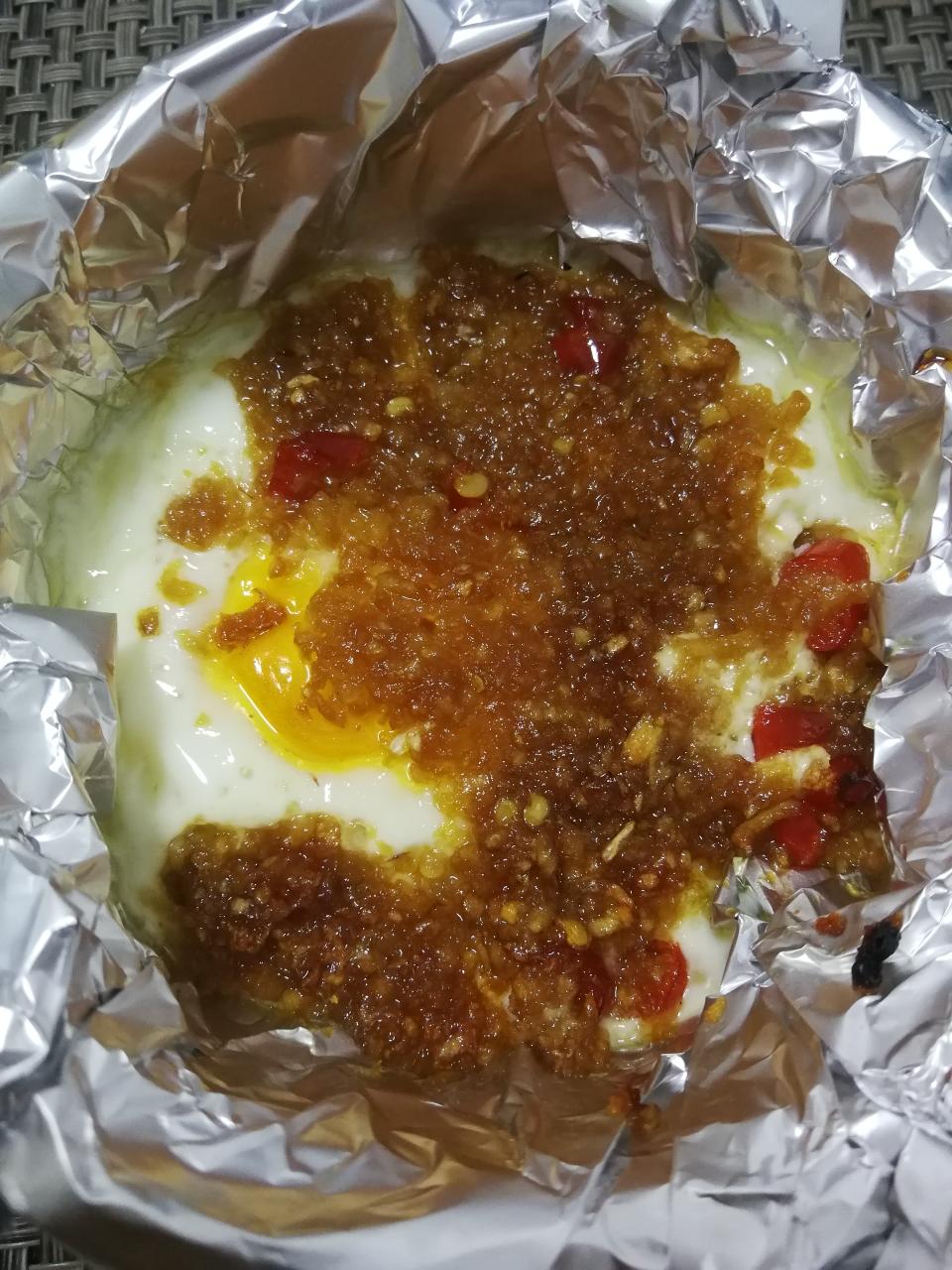 少油版锡纸鸡蛋的做法