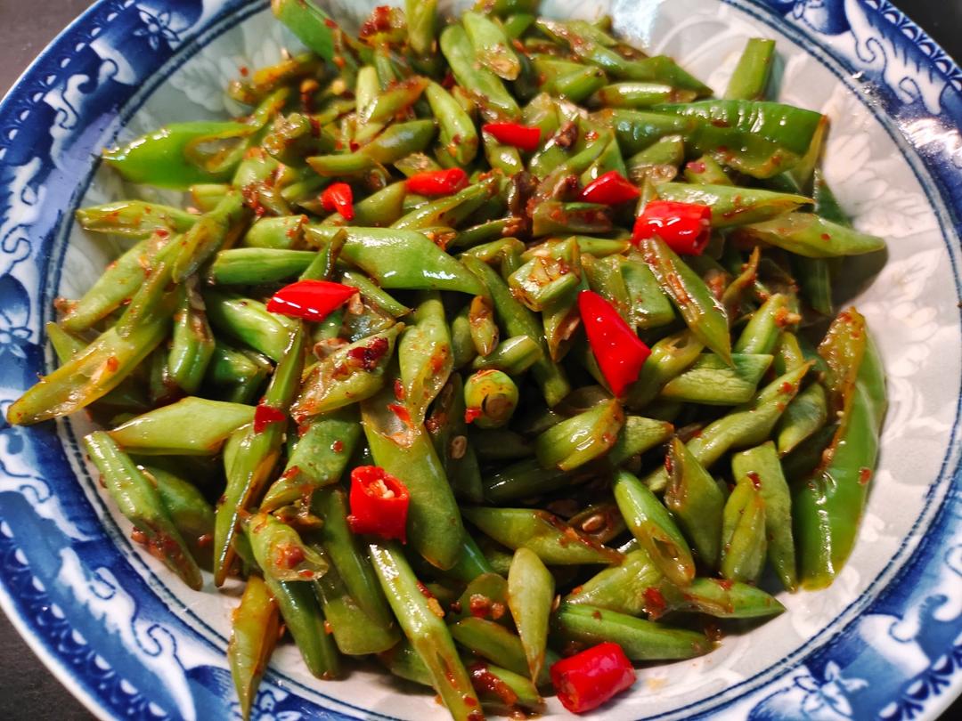 家常小炒四季豆