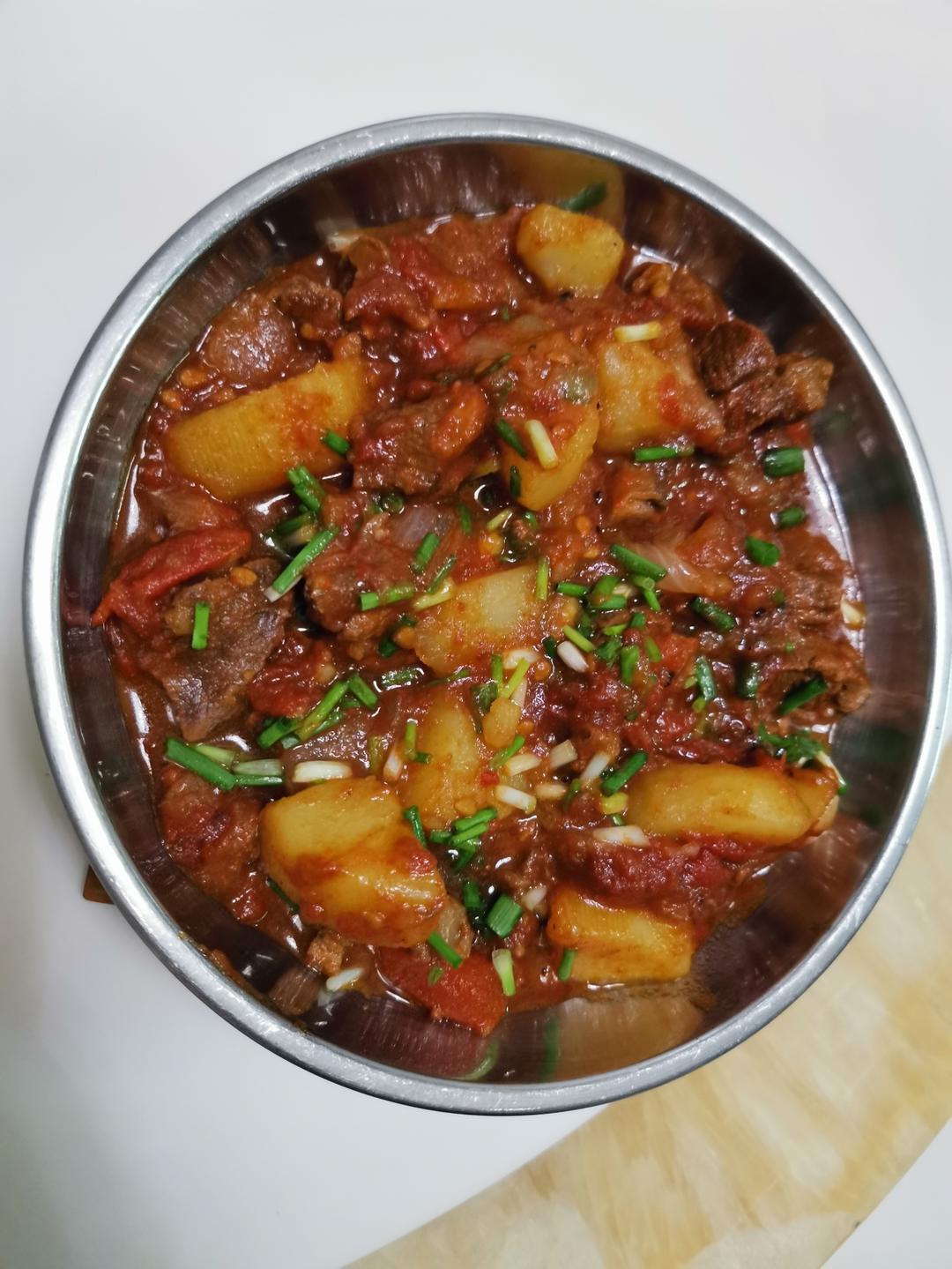 番茄土豆炖牛腩