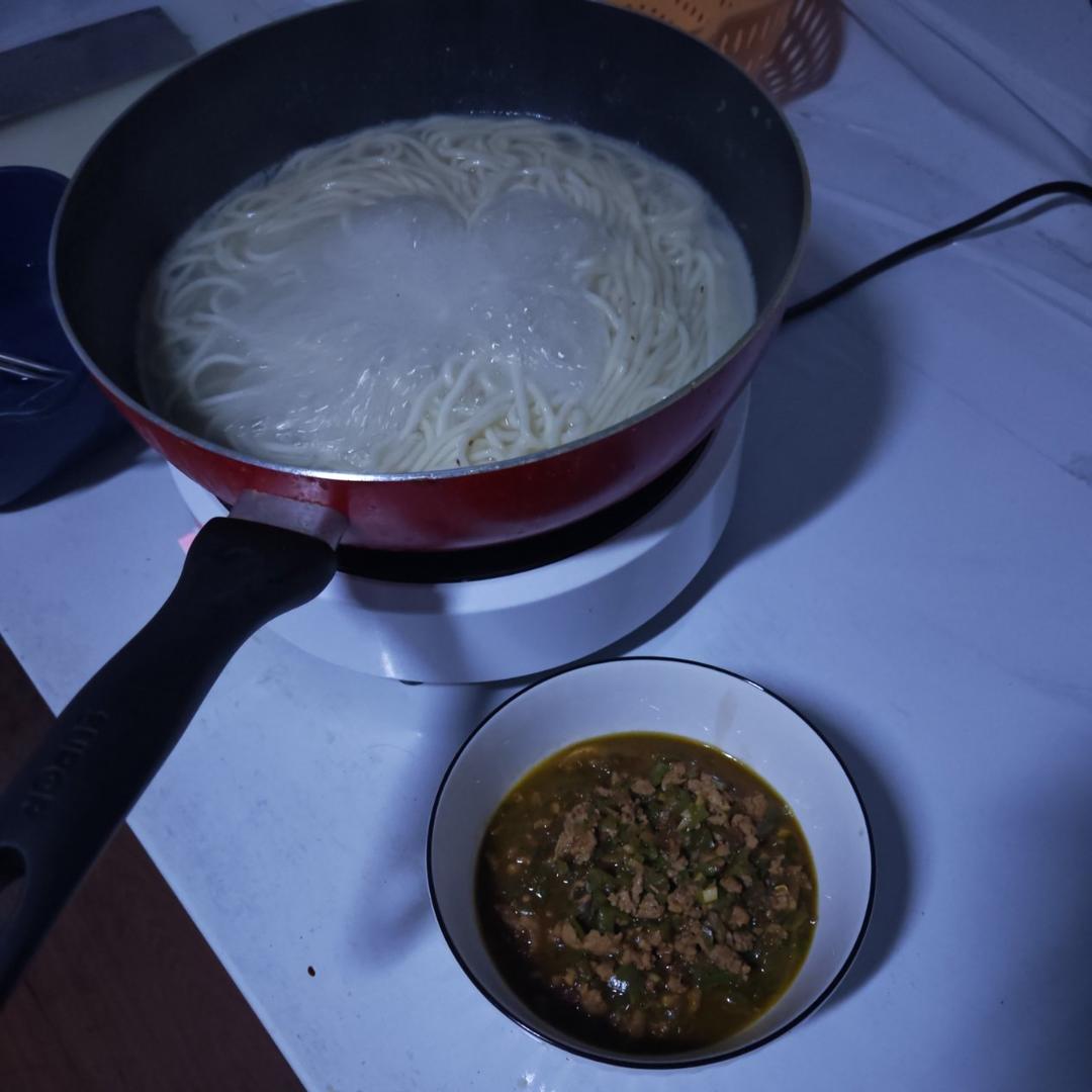 青椒肉卤 打卤面