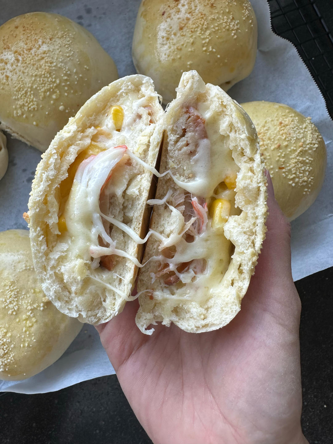 芝士熏鸡肉面包