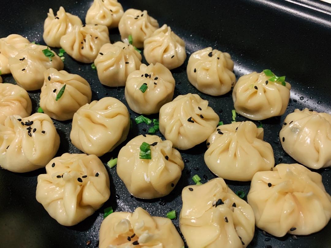 饺子皮版生煎包