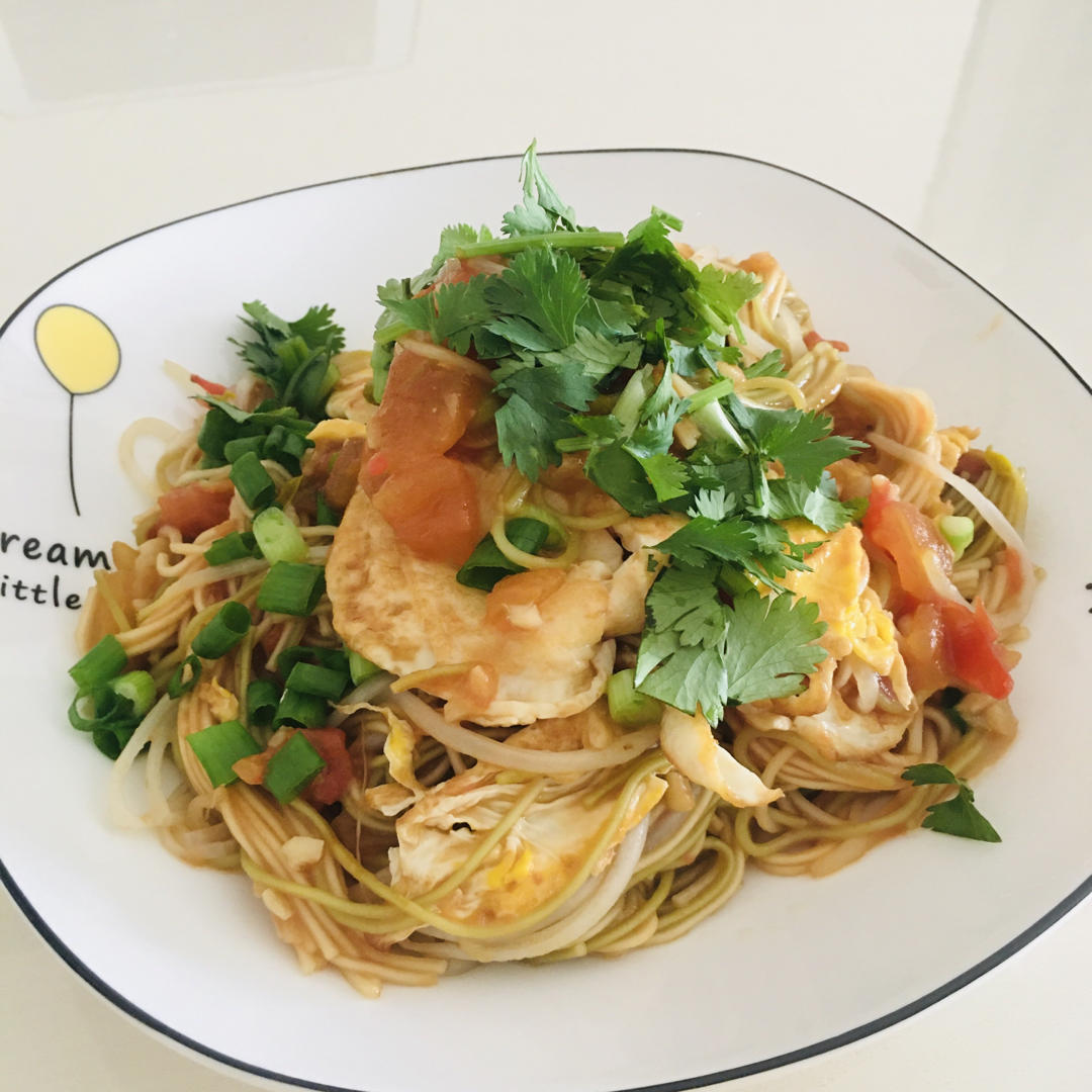 抖音同款·荷包蛋焖面