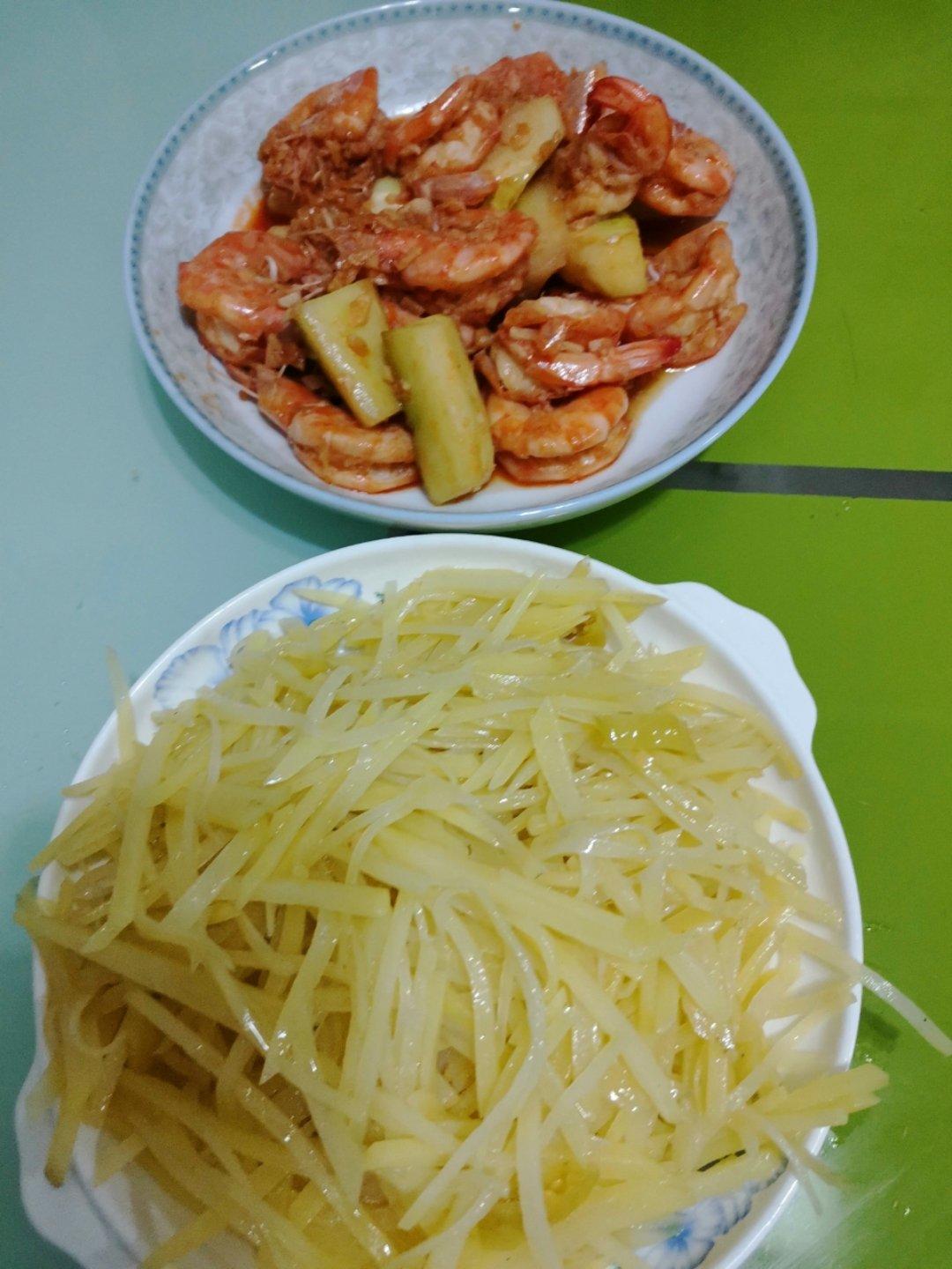 蒜蓉炒大虾