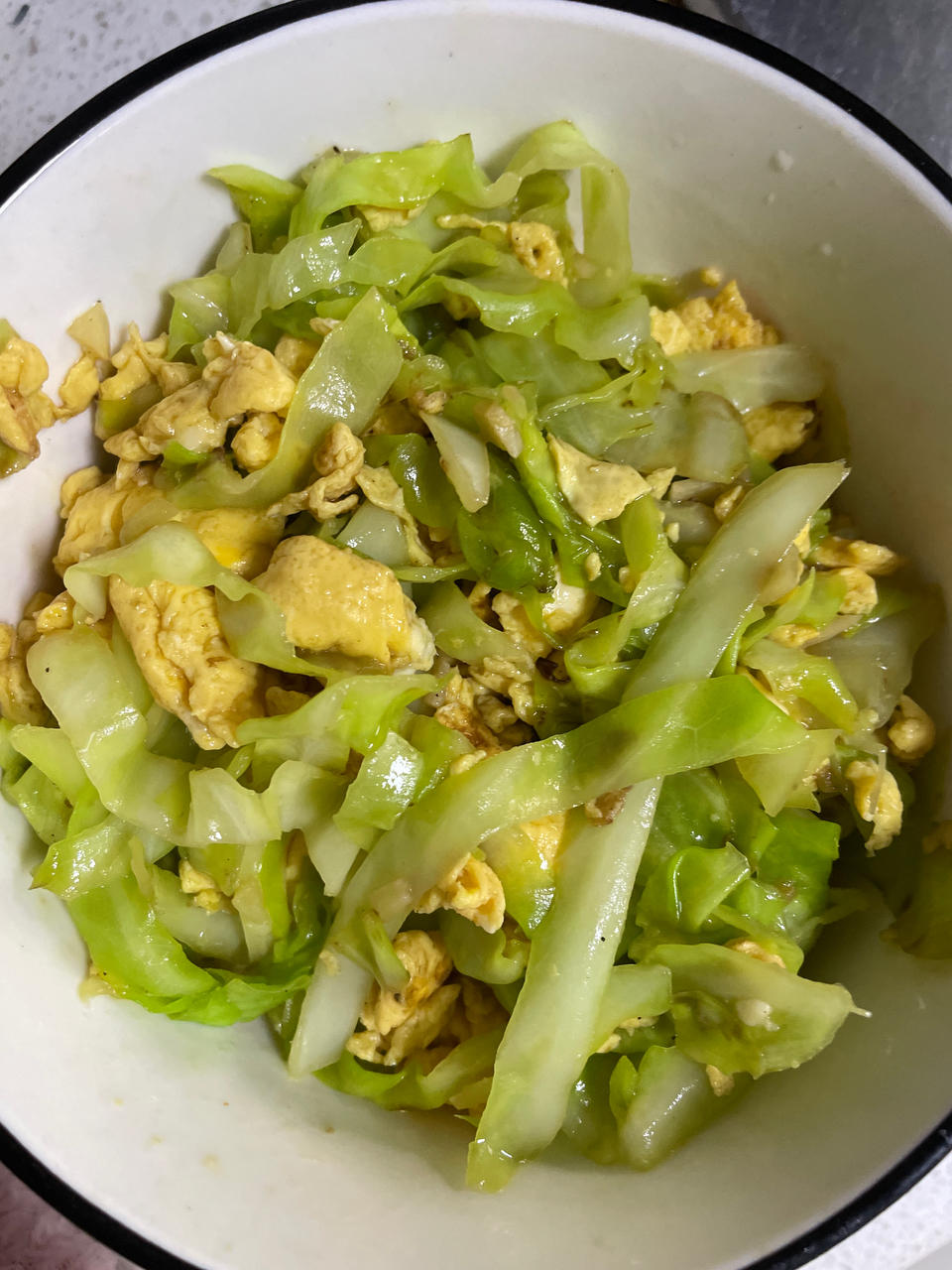 🔥巨美味，低脂低卡的包菜炒鸡蛋，好吃不胖