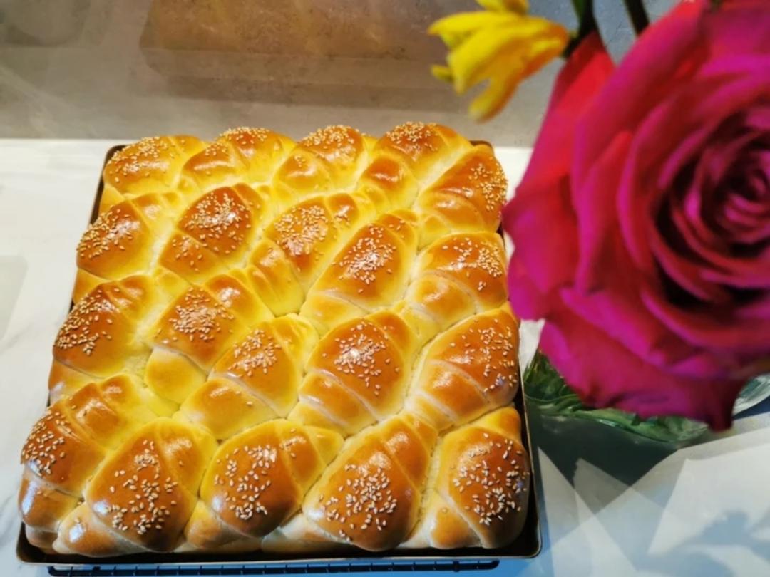 牛奶面包卷（直接法）