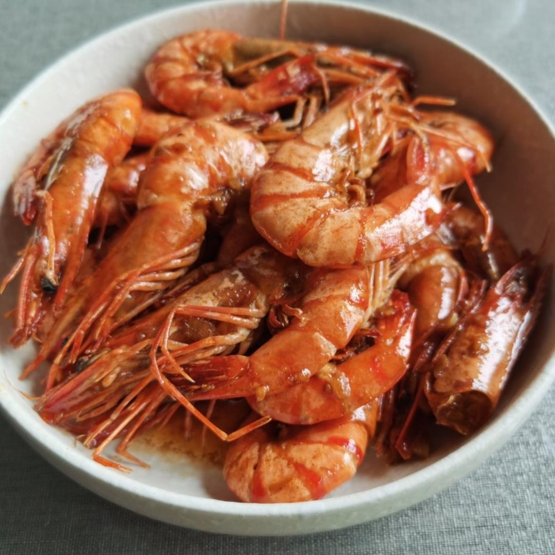 干烧大虾（黑虎虾）