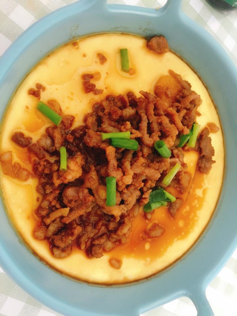肉沫豆腐蛋羹