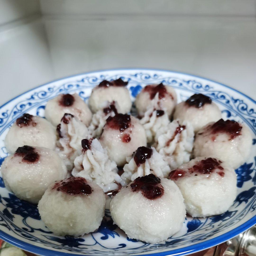 蓝莓山药泥