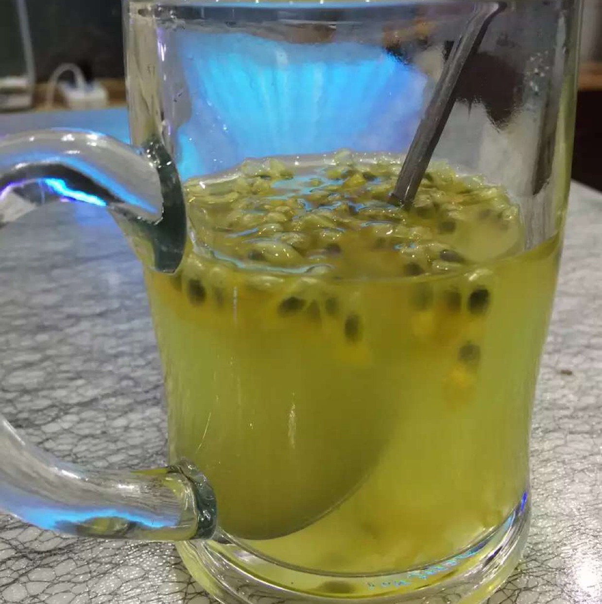 青柠/青桔百香果气泡水/夏日必备