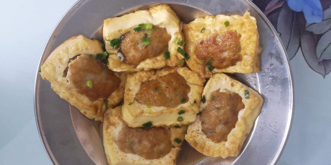 客家煎酿豆腐