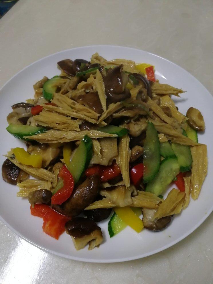 腐竹烧香菇