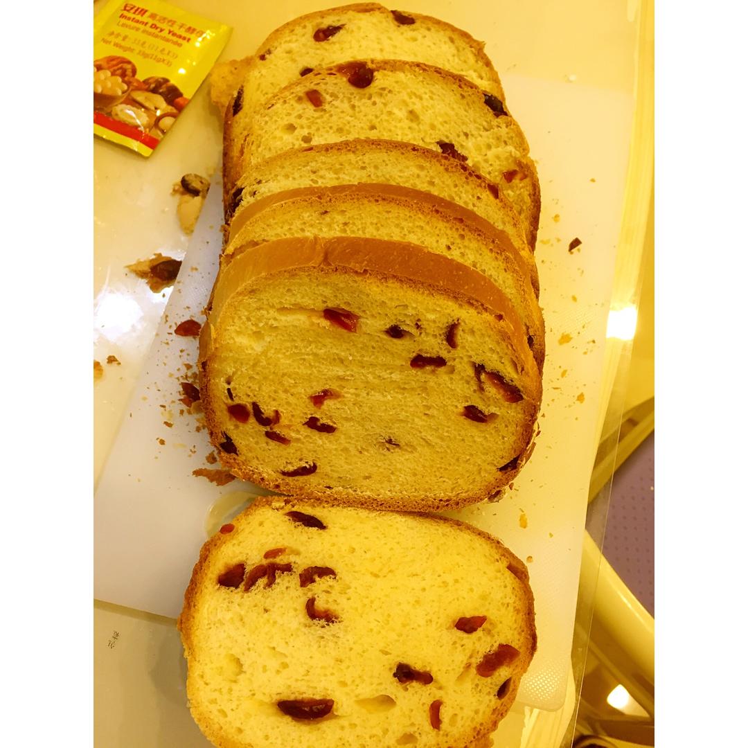 面包机版蔓越莓面包