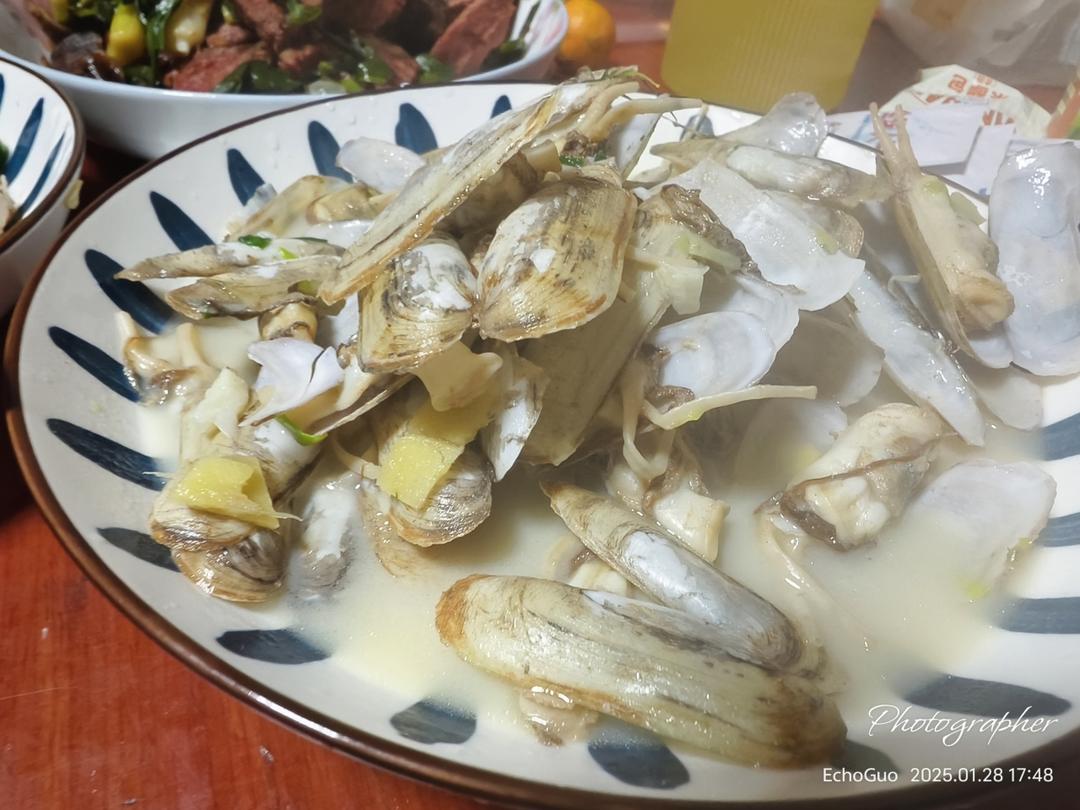 小美  葱油蛏子