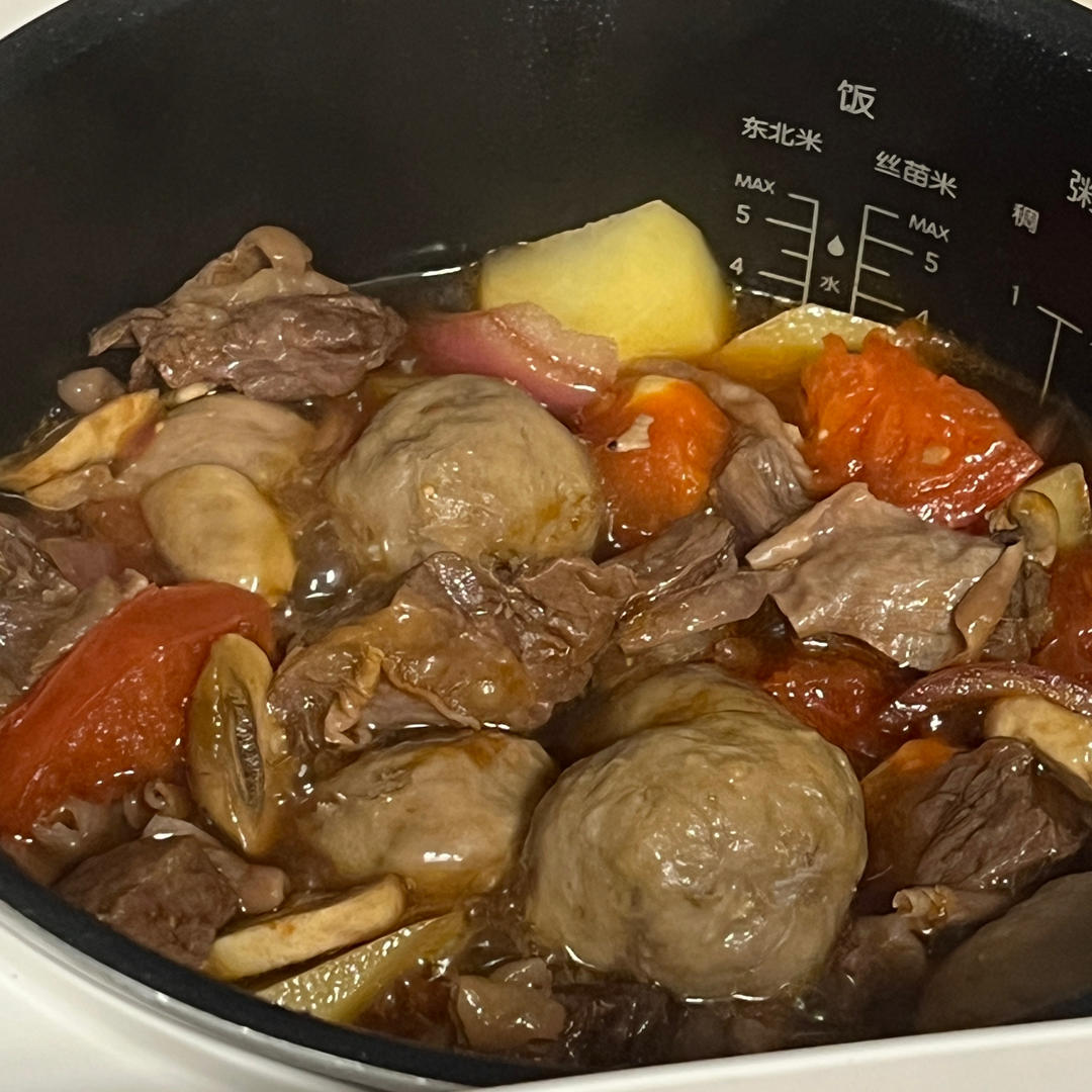 番茄炖牛腩