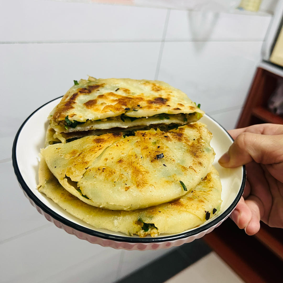 韭菜肉饼