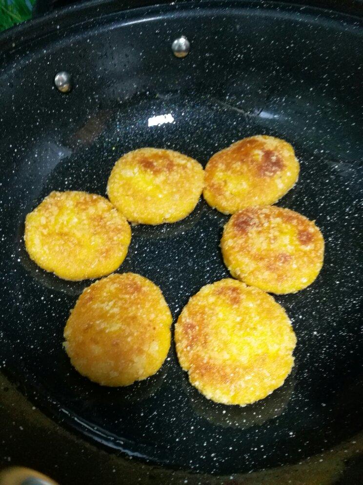 雪花南瓜饼