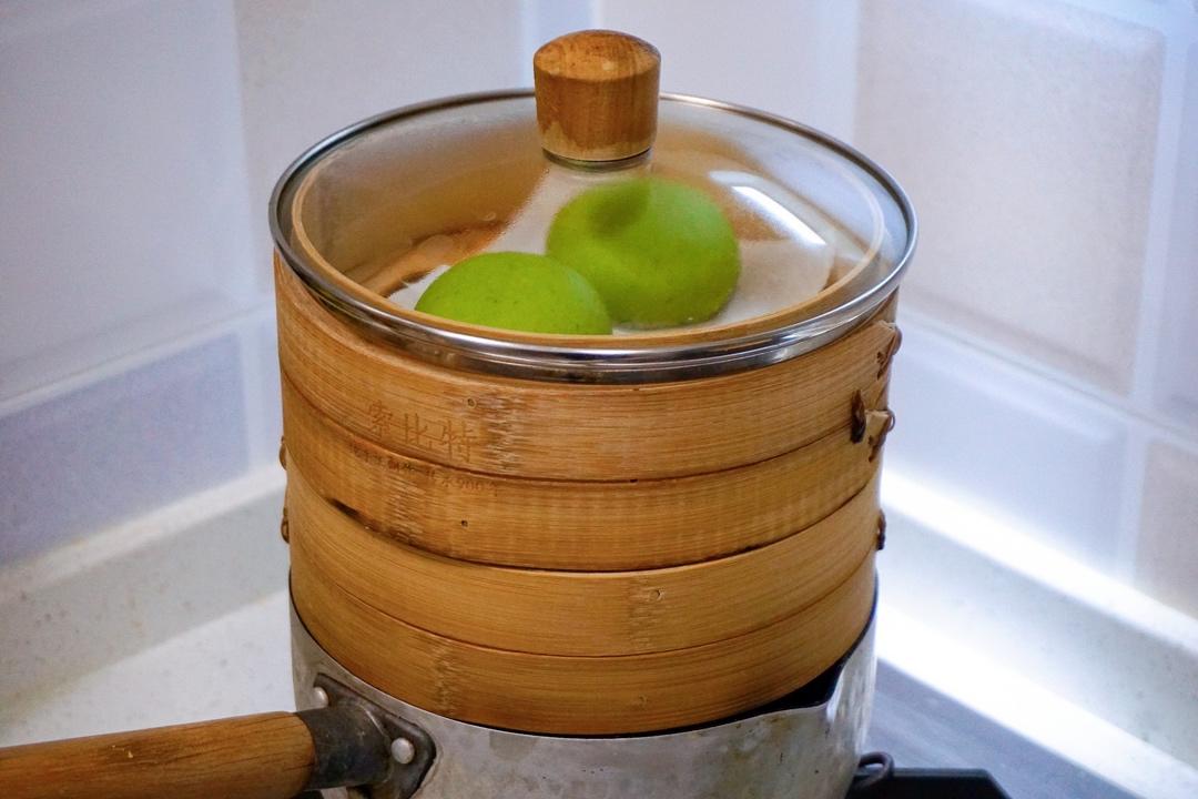 蒸一锅菠菜馒头吧