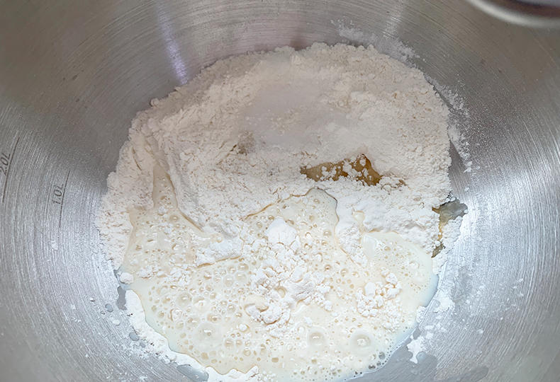 纯奶手撕吐司的做法 步骤1